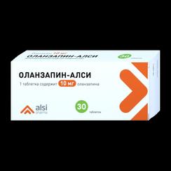 Оланзапин-АЛСИ 10 мг таблетки 30 шт