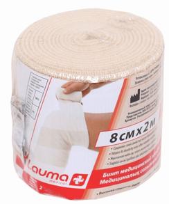 Lauma Бинт эластичный компрессионный высокой растяжимости 2 м х 8 см