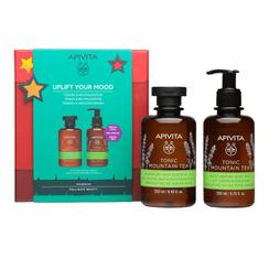 Apivita Tonic Набор Гель для душа + Молочко для тела
