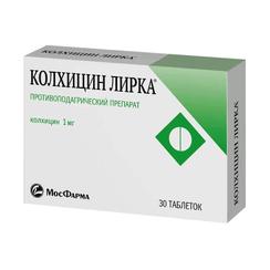 Колхицин Лирка 1 мг таблетки 30 шт