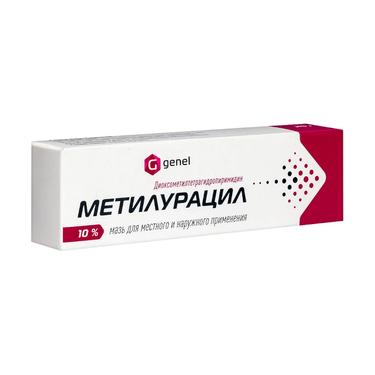 Метилурацил 10% мазь для местного и наружного применения 25 г