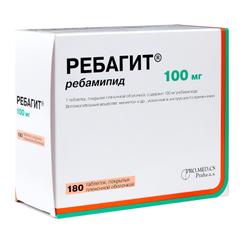 Ребагит 100 мг таблетки 180 шт