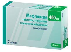 Мофлаксия 400 мг таблетки 7 шт