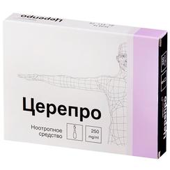 Церепро 250 мг/мл раствор для инъекций 4 мл 5 шт