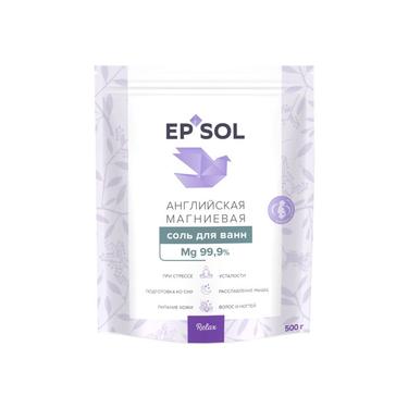 Epsol Relax Соль для ванн английская магниевая расслабляющая 500 г