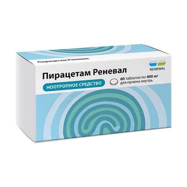 Пирацетам Реневал 400 мг таблетки 60 шт