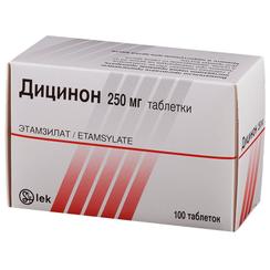 Дицинон 250 мг таблетки 100 шт
