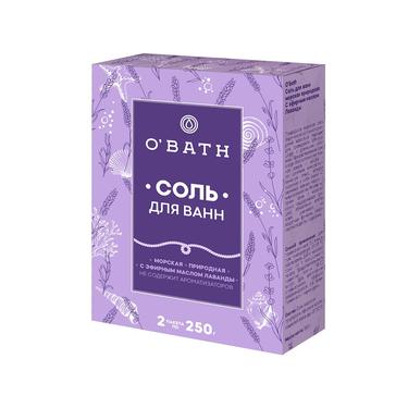 O'Bath Соль для ванн морская Лаванда 500 г