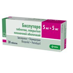 Бислутара таблетки 5 мг+5 мг 30 шт