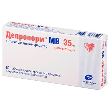 Депренорм МВ 35 мг таблетки с пролонгированным высвобождением 60 шт