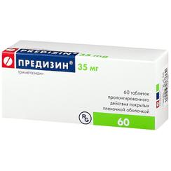 Предизин 35 мг таблетки 60 шт