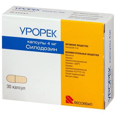 Урорек 4 мг капсулы 30 шт