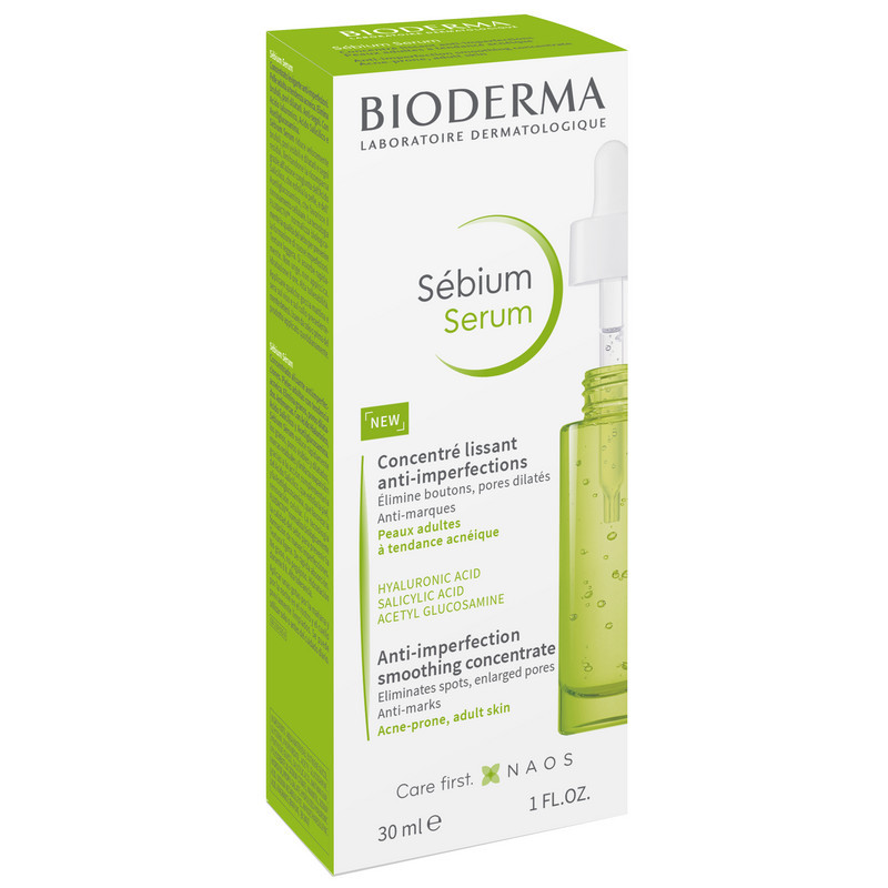 Bioderma Sebium Serum Сыворотка против несовершенств постакне и морщин 30 мл