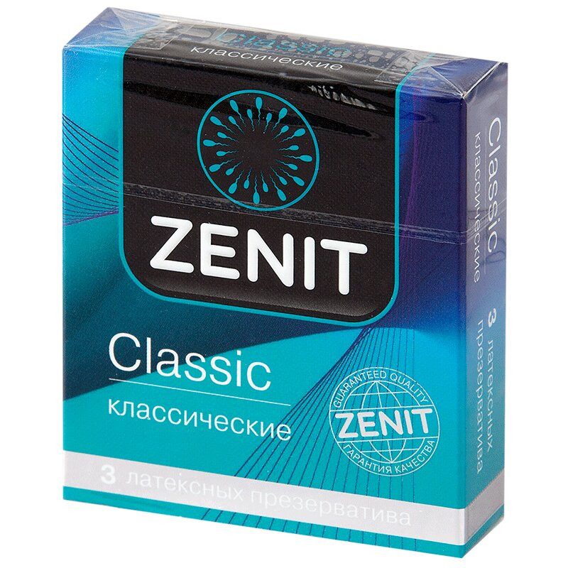 Zenit Classic Презервативы латексные классические 3 шт