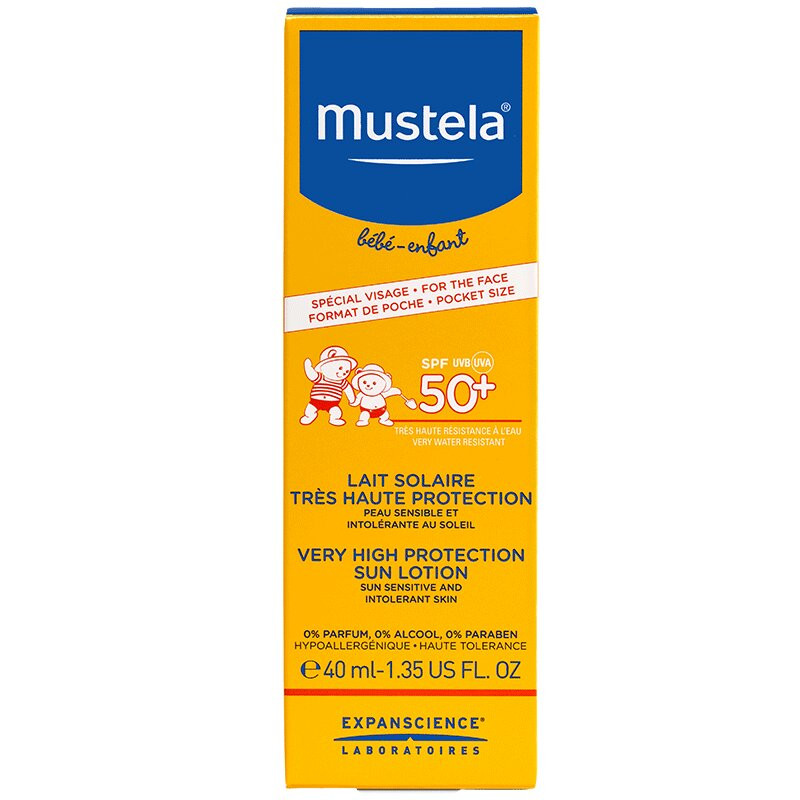 Мустела Молочко солнцезащитное SPF 50+ 40 мл