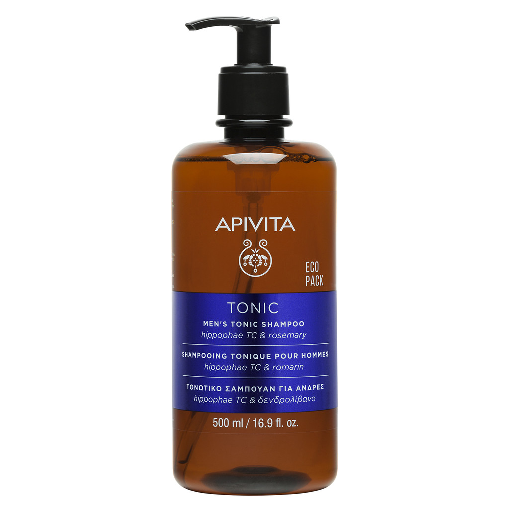 Apivita Tonic Шампунь тонизирующий от выпадения волос для мужчин 500 мл