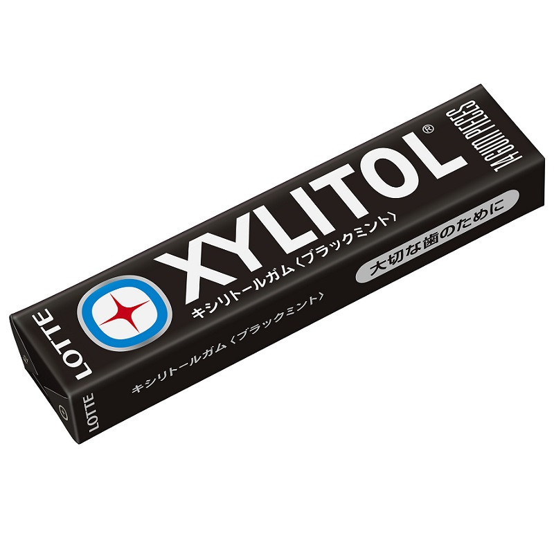 LОТТЕ Xylitol Резинка жевательная Черная мята 14 шт