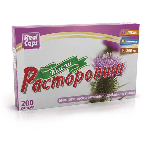 Расторопши масло капс. 200 шт