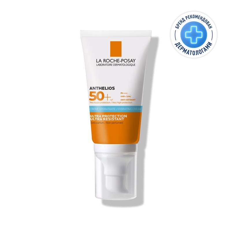 La Roche-Posay Anthelios Крем солнцезащитный для лица и кожи вокруг глаз увлажняющий SPF 50+ 50 мл