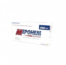 Меронем порошок 500 мг 10 шт