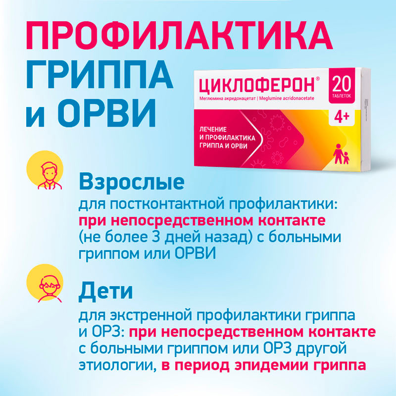 Циклоферон 150 мг таблетки 20 шт