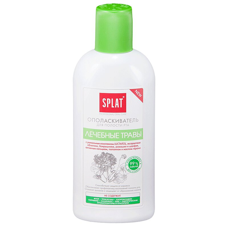 Splat Professional Лечебные Травы Ополаскиватель для полости рта 275 мл