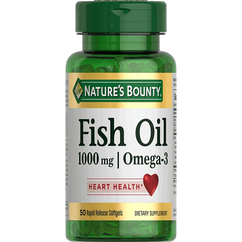 Nature's Bounty Рыбий жир Омега-3 1000 мг капсулы 50 шт