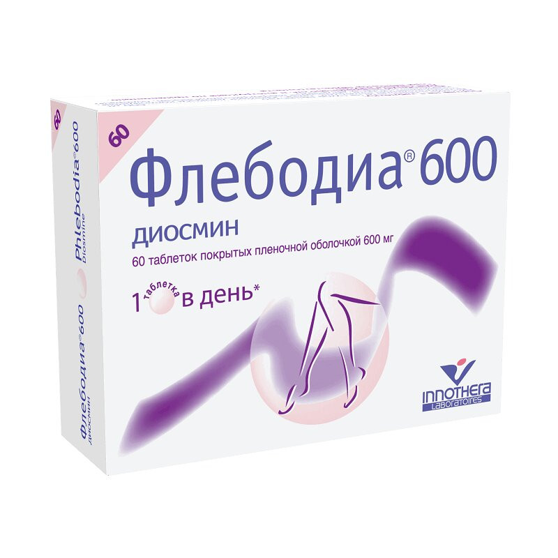 Флебодиа 600 мг таблетки 60 шт