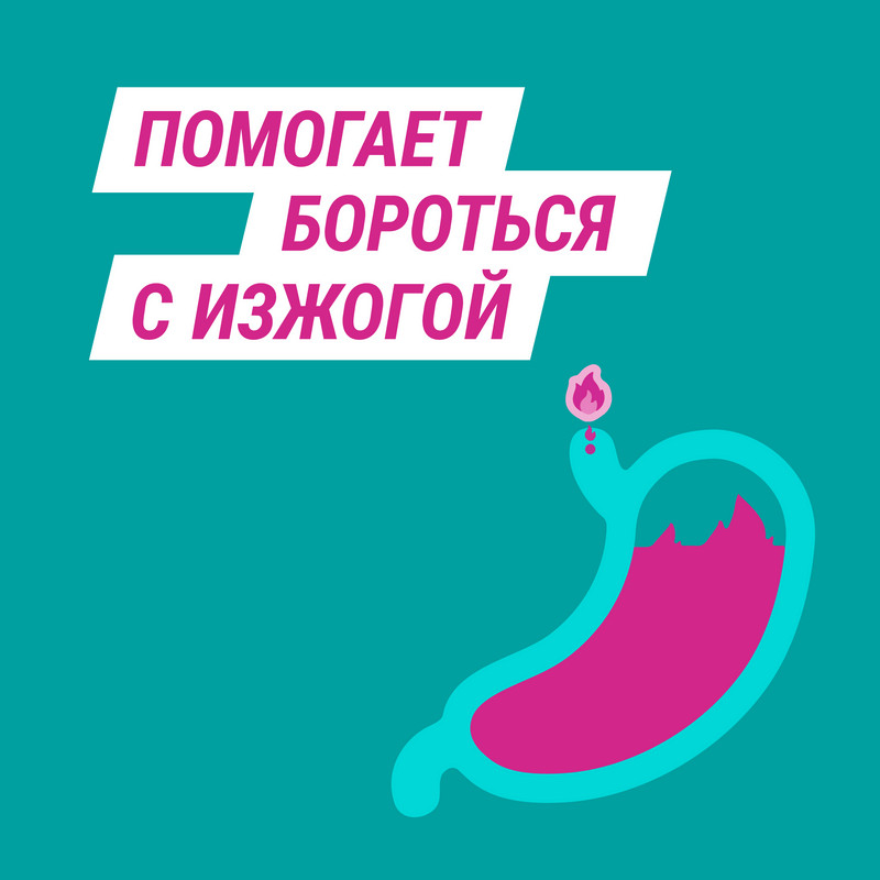 Гевискон Двойное Действие таблетки жевательные Мята 12 шт