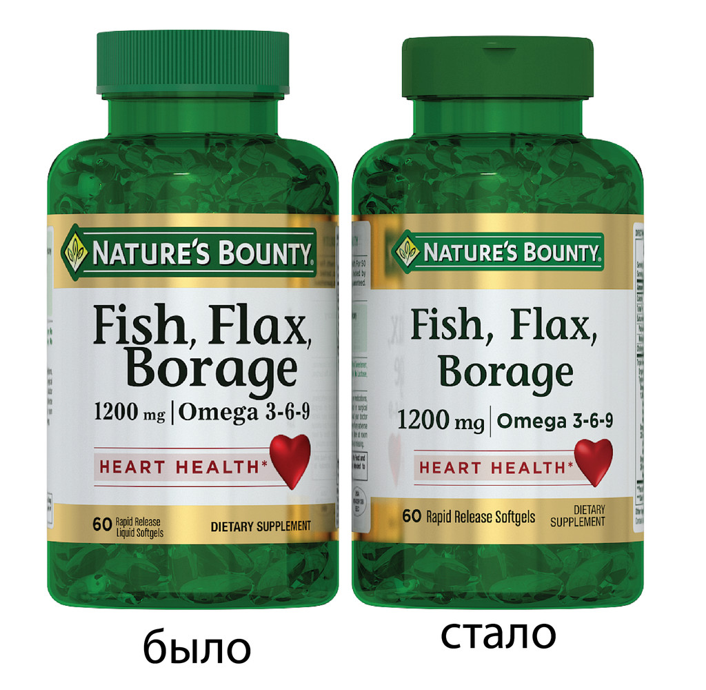 Nature's Bounty Омега 3-6-9 1200 мг капсулы 60 шт