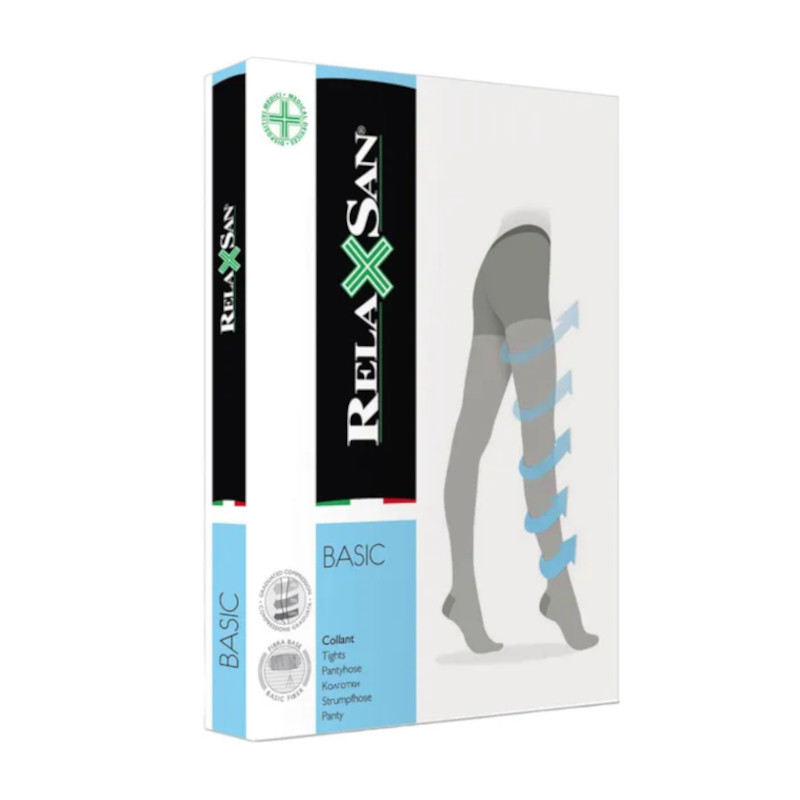 Relaxsan Basic Колготки компрессионные Collant 1 класс компрессии 140 den размер 5 Черные