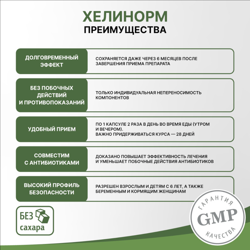 Хелинорм капсулы 28 шт