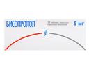 Бисопролол 5 мг таблетки 30 шт