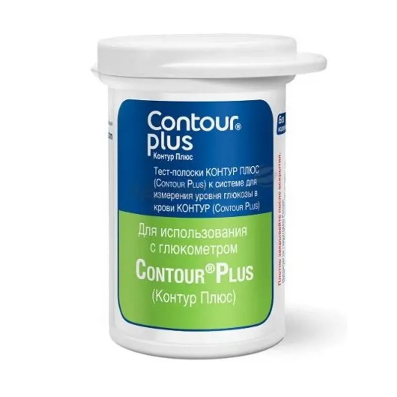 Contour Plus Тест-полоски для глюкометра 25 шт