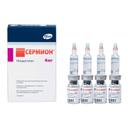 Сермион 4 мг лиофилизат для приготовления раствора для инъекций 4 шт + растворитель 4 шт