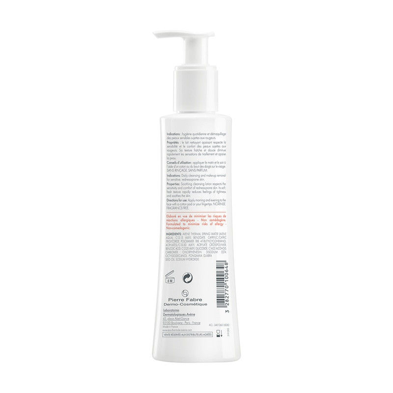 Avene Antirougeurs Clean Молочко после покраснений очищающее освежающее 200 мл