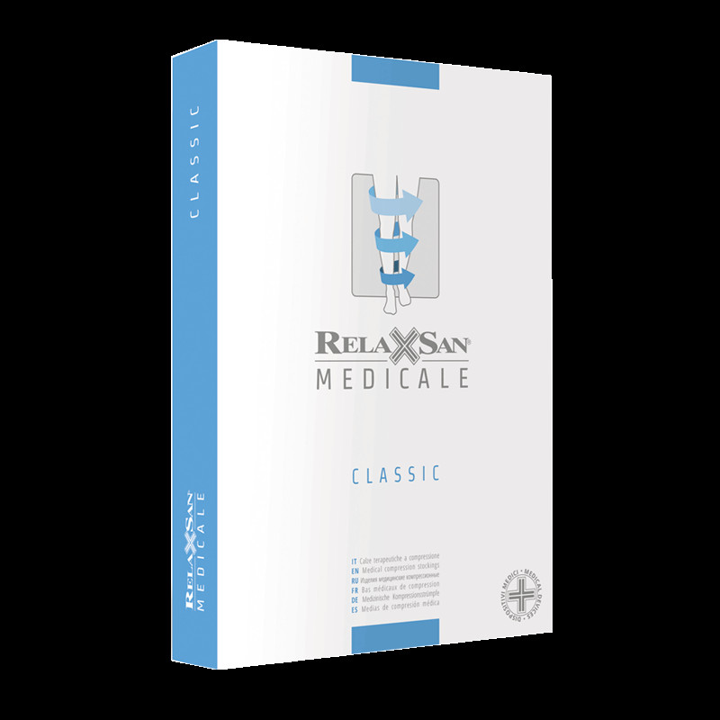Relaxsan Medicale Колготки компрессионные с открытым носком Classic 2 класс компрессии размер 4 Телесные