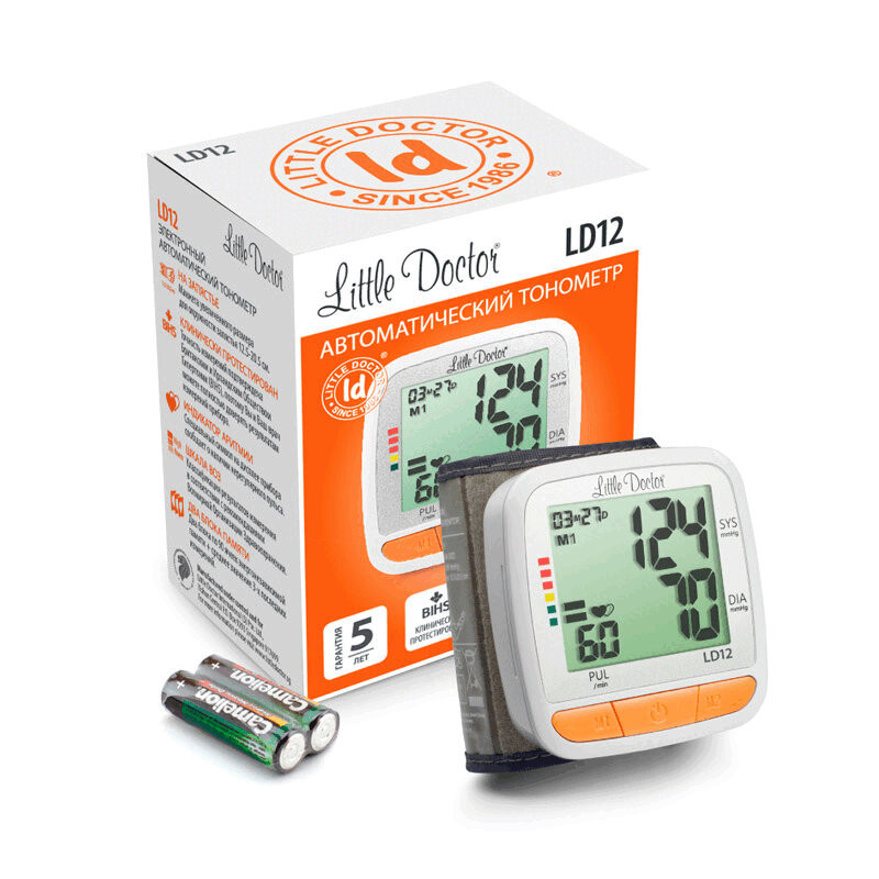 Little Doctor Тонометр автоматический LD-12 на запястье