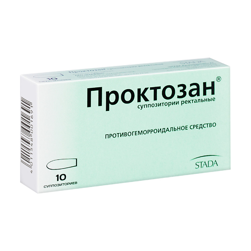 Проктозан суппозитории ректальные 10 шт
