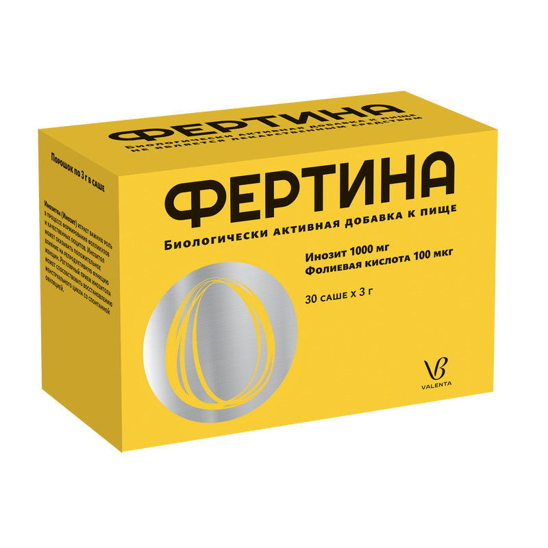 Фертина порошок для приготовления раствора 3 г 30 шт
