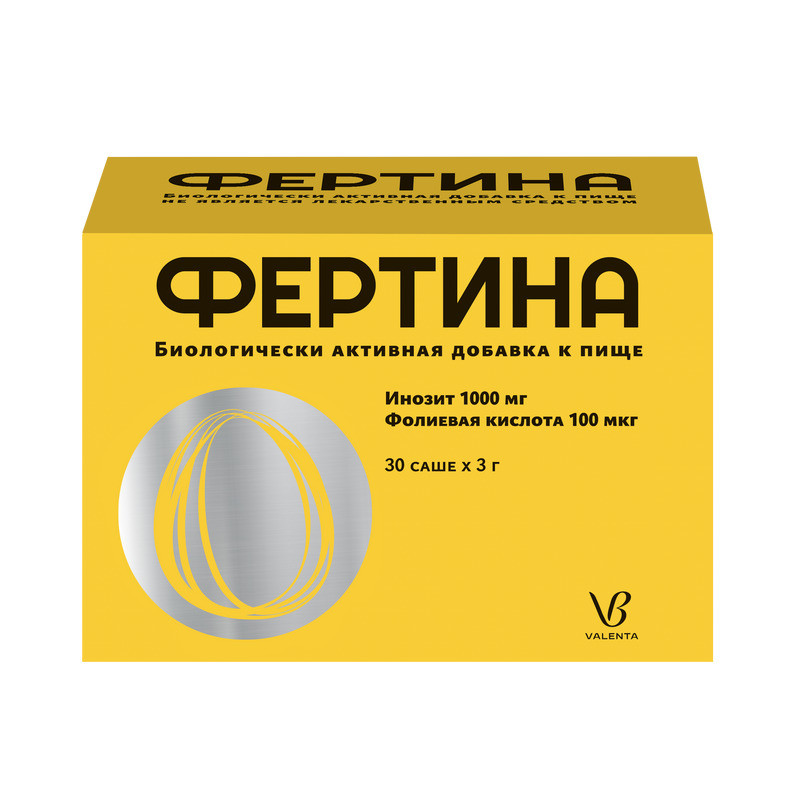 Фертина порошок для приготовления раствора 3 г 30 шт