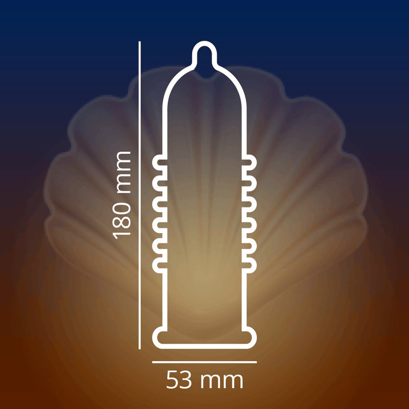 Contex Ribbed Презервативы с ребрами 3 шт