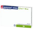 Диротон Плюс 1,5 мг+10 мг капсулы с модифицированным высвобождением 28 шт
