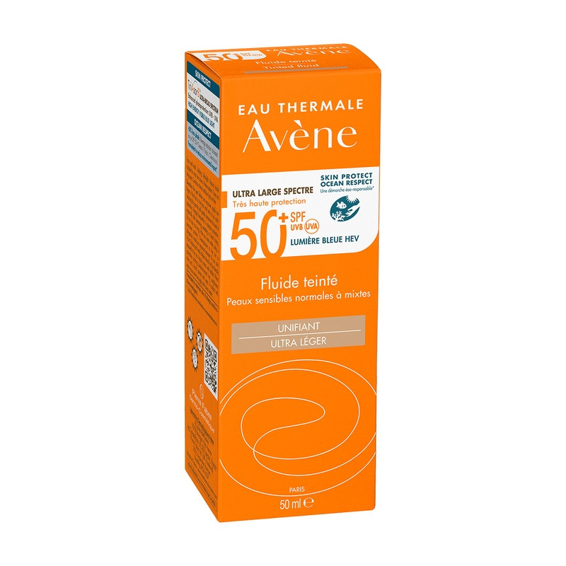 Avene Sun Флюид солнцезащитный для лица с тонирующий SPF 50+ 50 мл