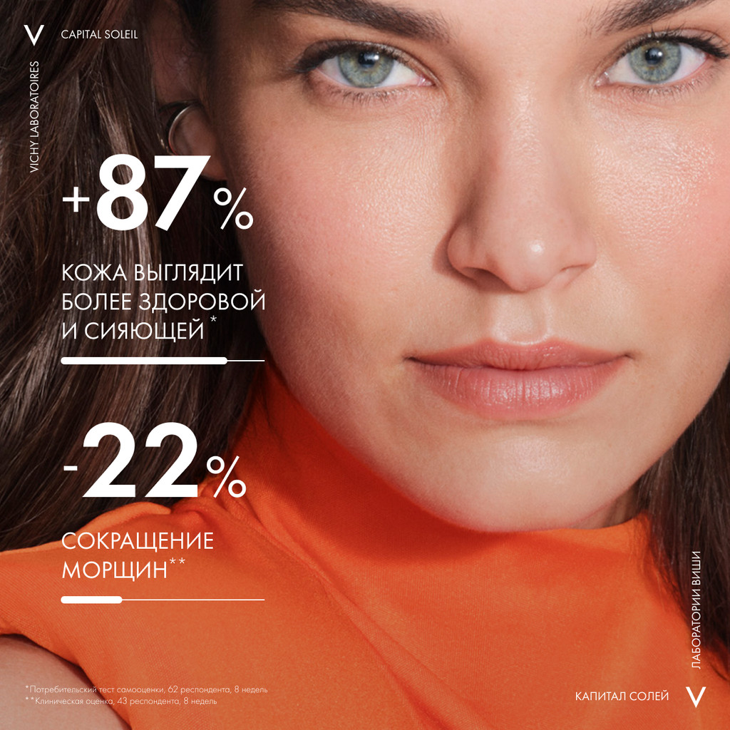 Vichy Capital Soleil Уход антивозрастной с антиоксидантами 3в1 SPF 50+ 50 мл