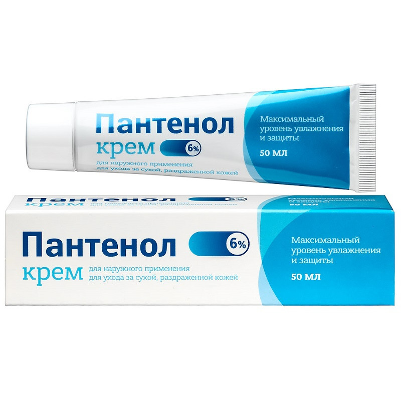 PL Пантенол 6% крем при повреждениях кожи 50 мл