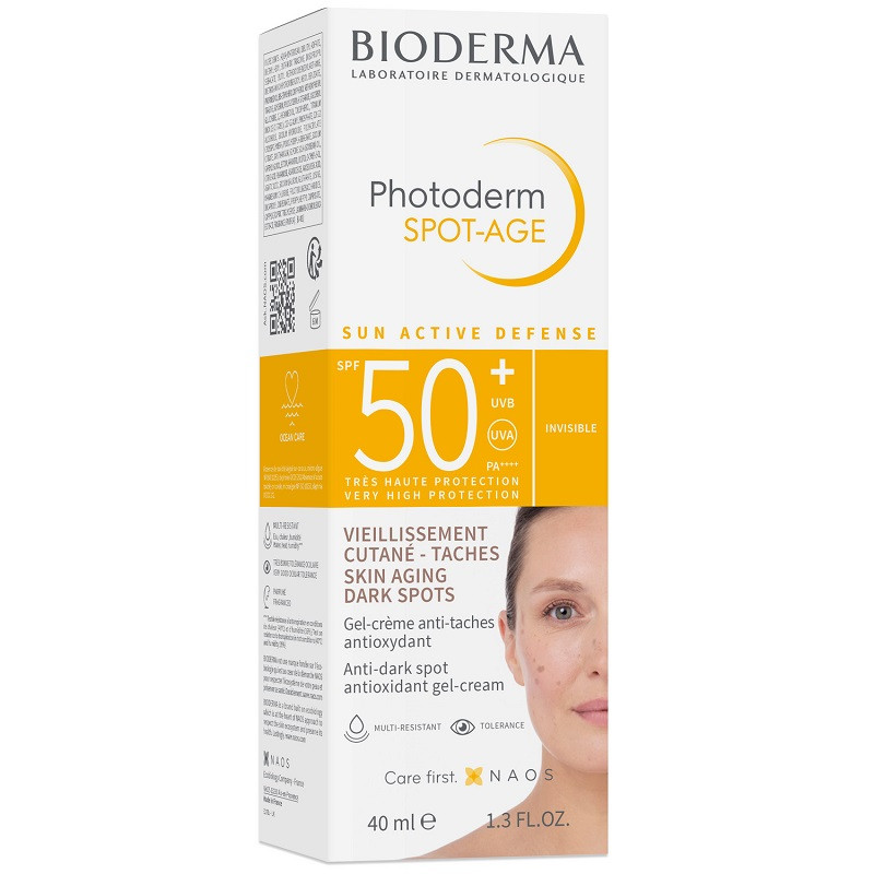 Bioderma Фотодерм Спот-Эйдж Крем против пигментации и морщин SPF50+ 40 мл