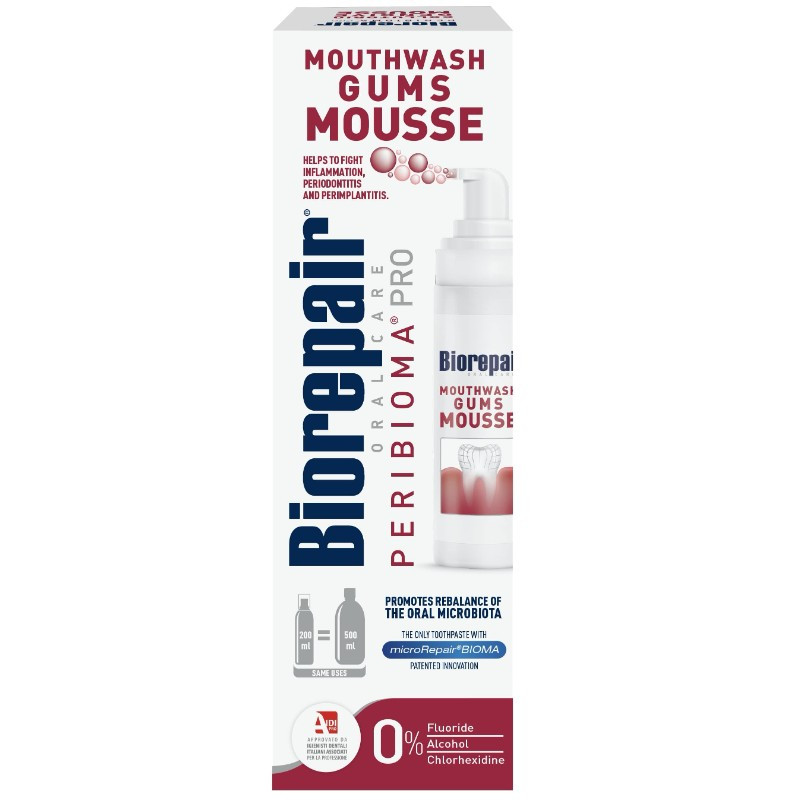 BioRepair Перибиома Мусс для полости рта 200 мл 1 шт