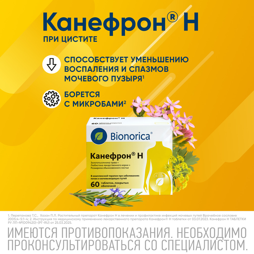 Канефрон Н таблетки 60 шт