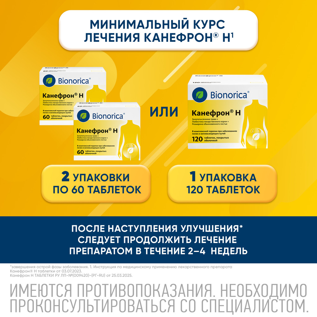 Канефрон Н таблетки 60 шт